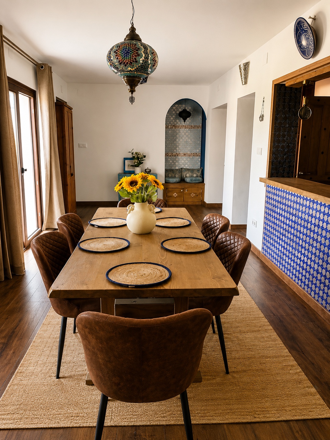 Villa Azahara: Dining & kitchen